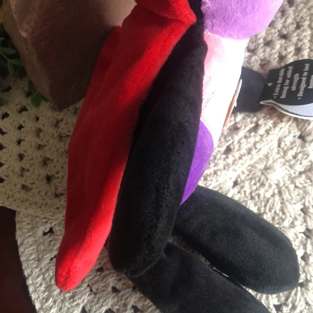 Purple Vampire Plush Dog Toy